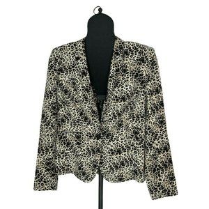 Vince Camuto Jacket Size 12 Animal Print
